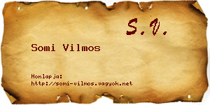 Somi Vilmos névjegykártya